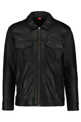 CARDINAL CASUAL JAKET KULIT CLASSIC (HITAM)